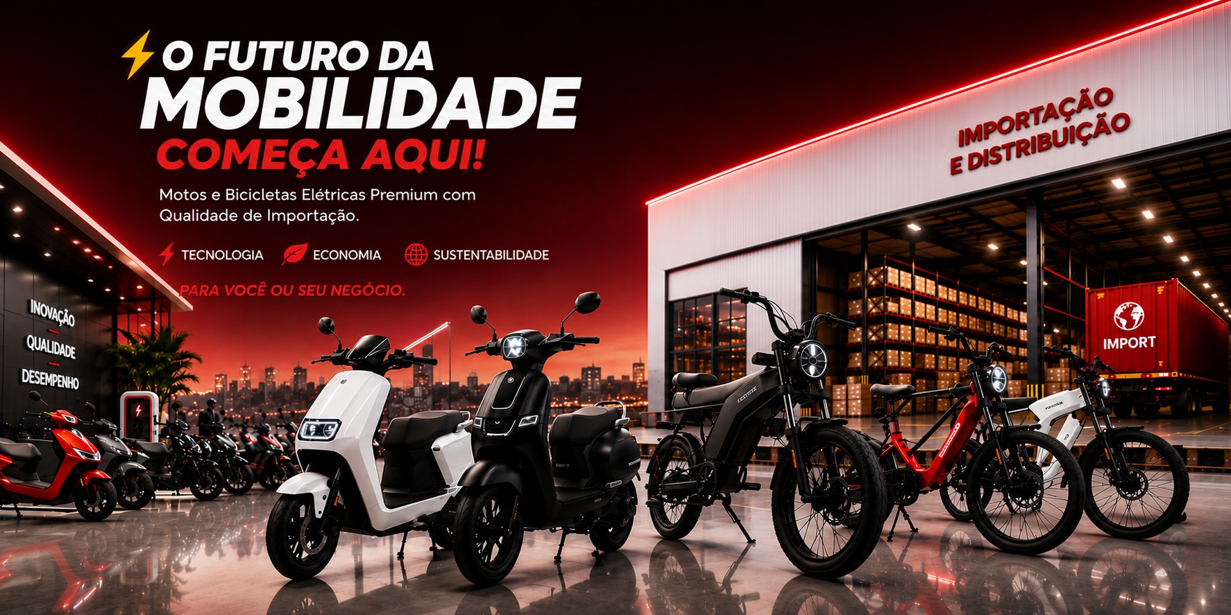 Showroom E-Bikes HAORD 2026 — o futuro da mobilidade começa aqui
